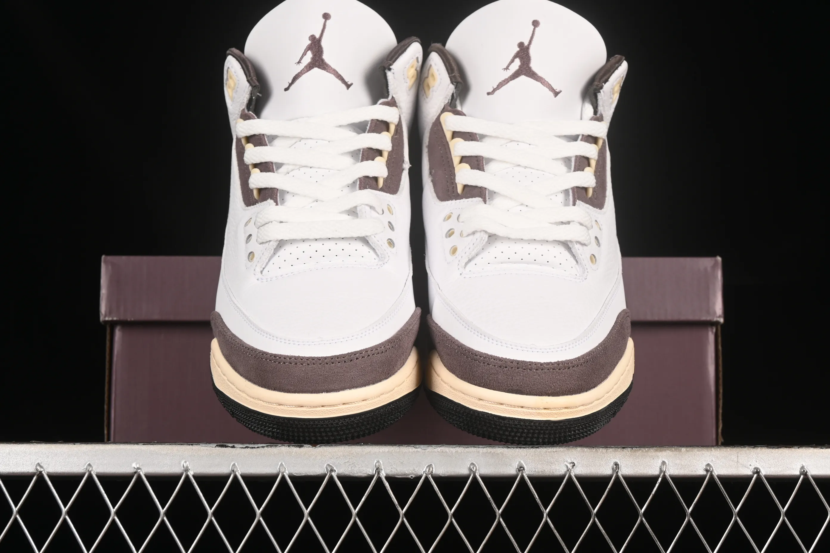 All Categories Air Jordan Jordan Series Basketball Shoes Air Jordan 3 Special Price #ZG Version Air Jordan 3 Retro "Baimoka" AJ3 Joe 3 White Mocha DH3434-113